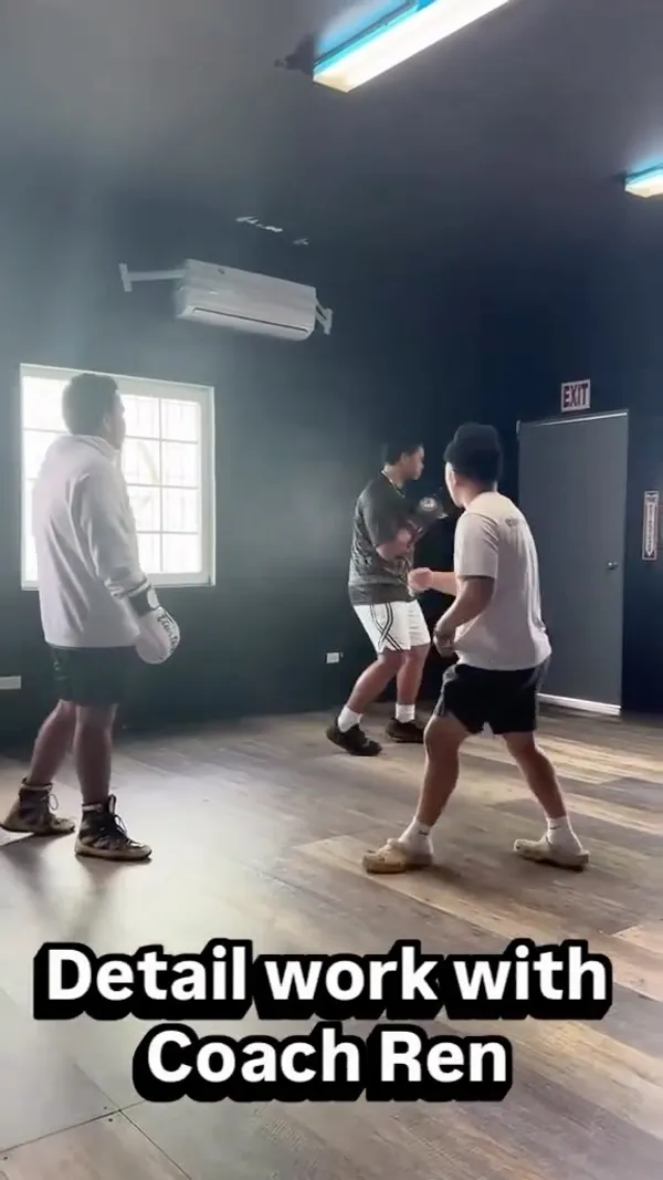 Detail work with Coach Ren